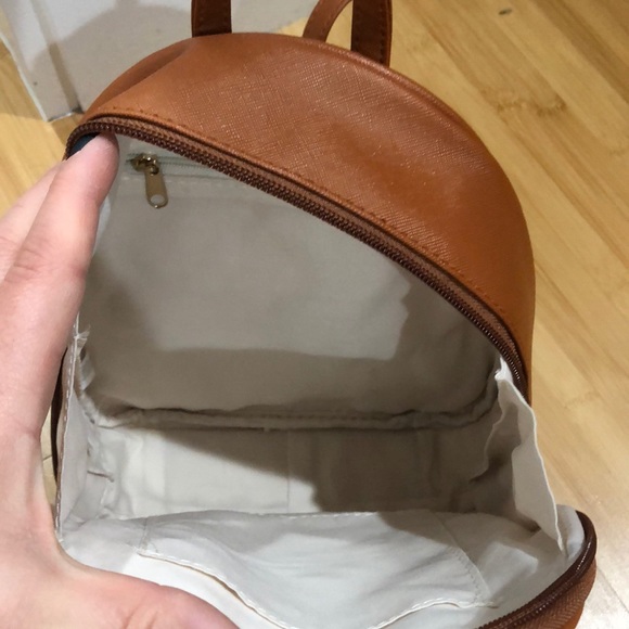 Brown “L” Backpack/Purse - Picture 2 of 5